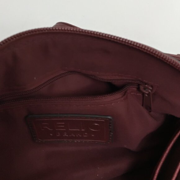 Relic Clutch / Wristlet Burgundy / Red brown coloring - Picture 5 of 9